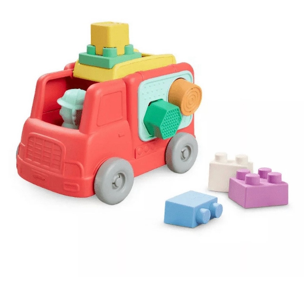 Infantino Vibrant Block Truck Set